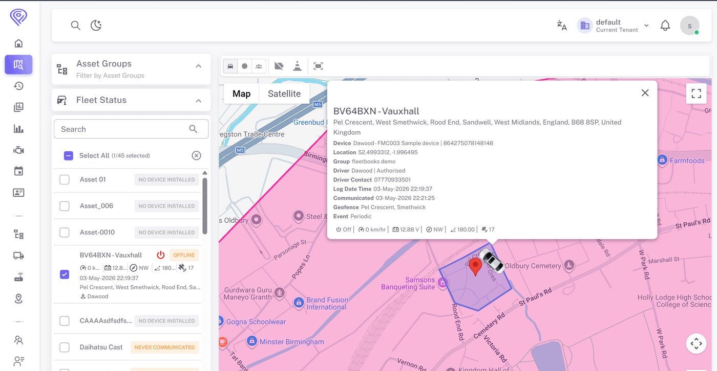Live Tracking screenshot